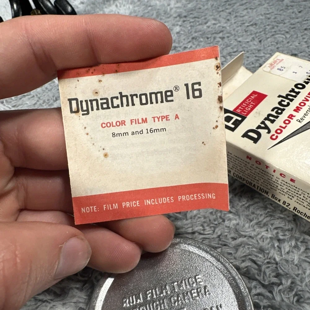 VTG Dynachrome Double 8MM Roll Camera Film For A Photoflood Light 1968 25' Roll